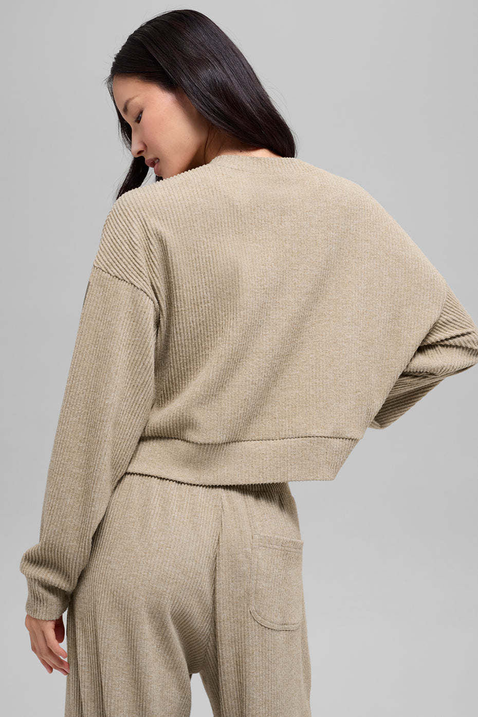 Muse Crew Neck Pullover - Gravel Heather - Image 3