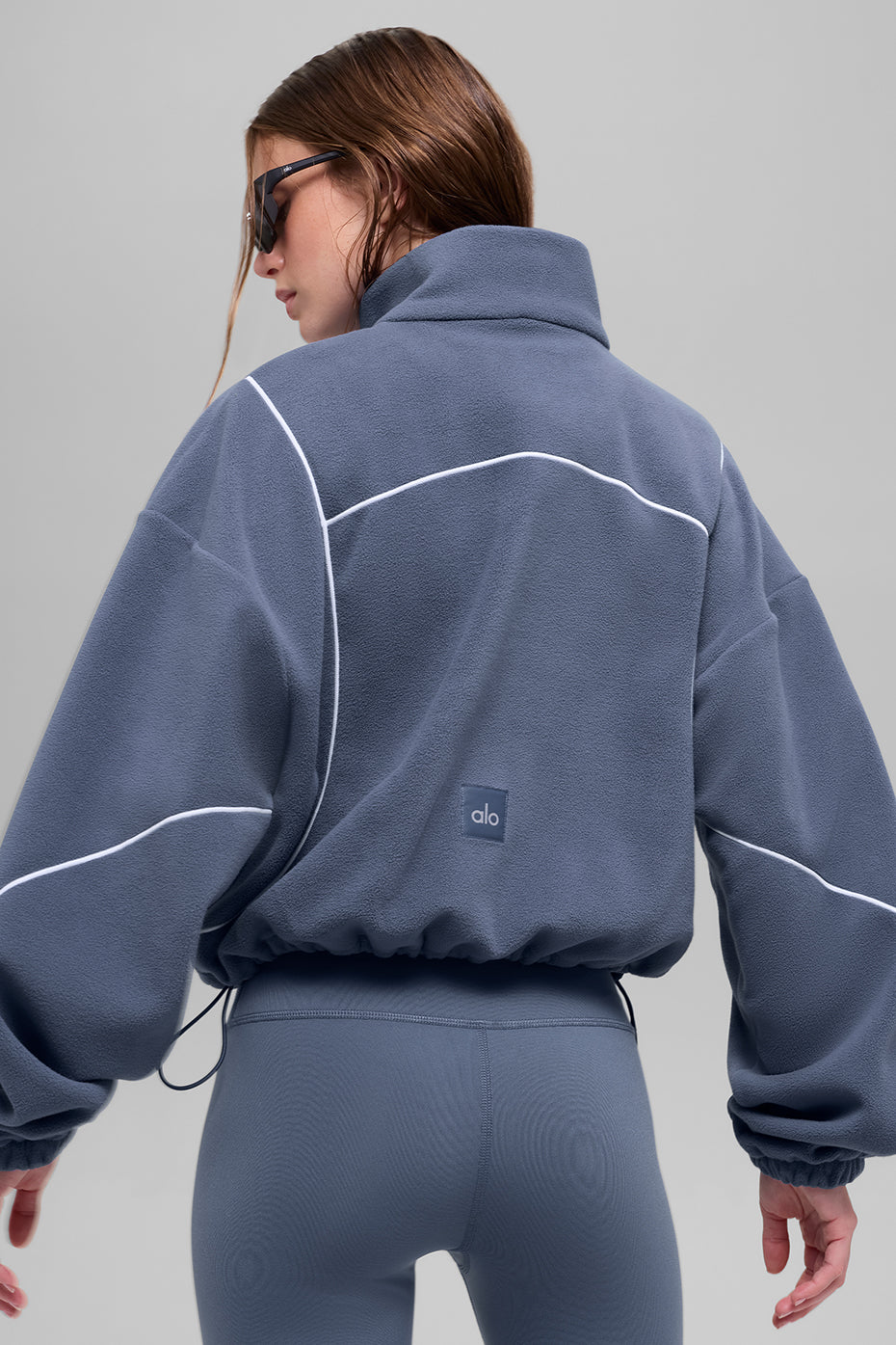 Polar Fleece Game Time Full Zip Jacket - Black - Image 4