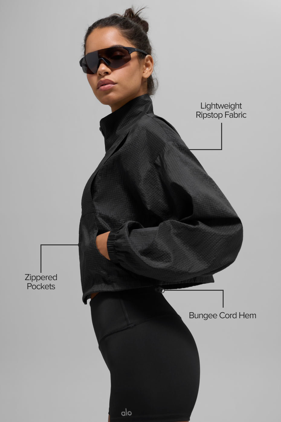 Game Time Full Zip Jacket - Black - Image 2