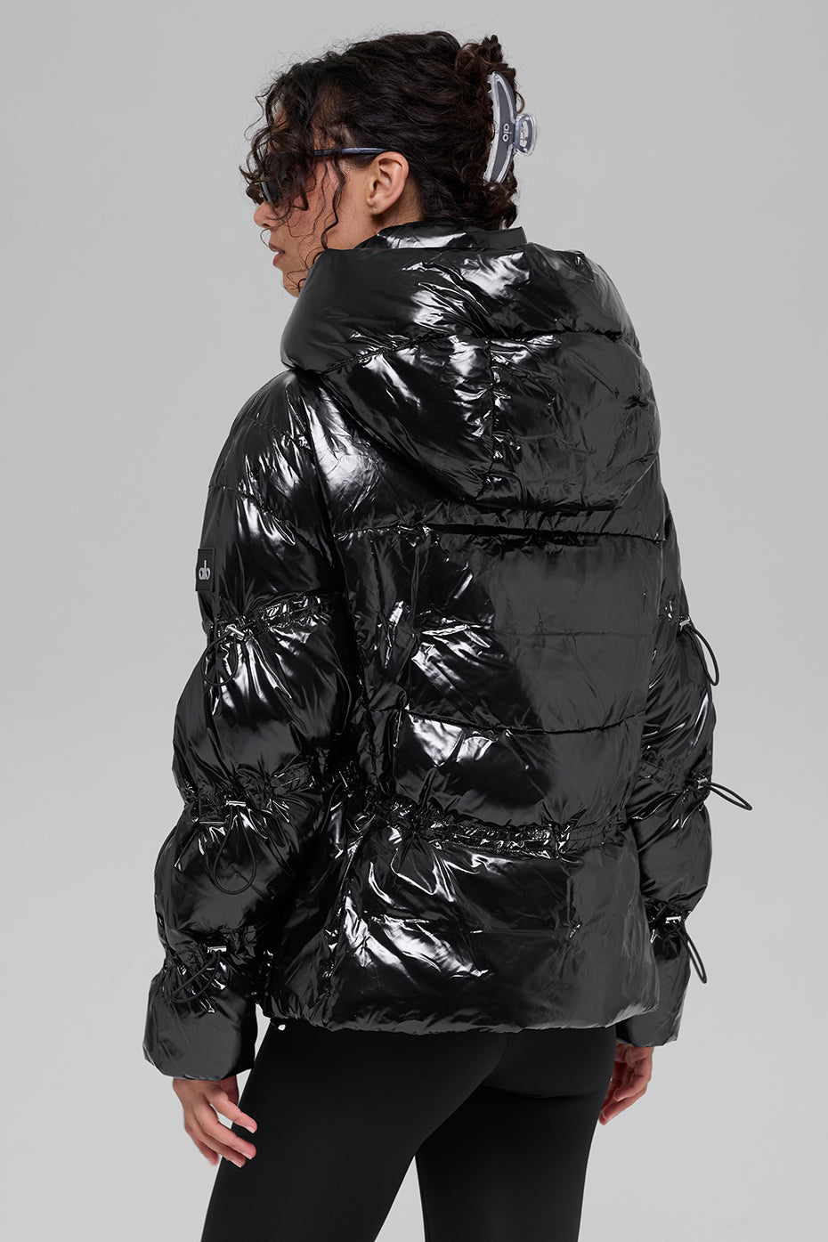 Stunner Puffer Jacket - Black - Image 3