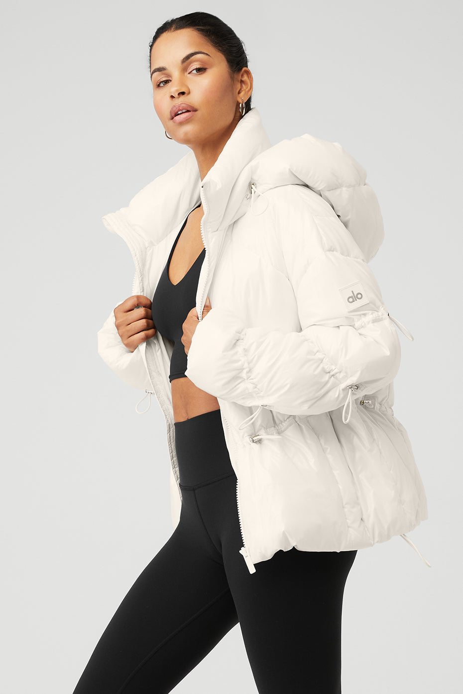 Stunner Puffer Jacket - Ivory - Image 3