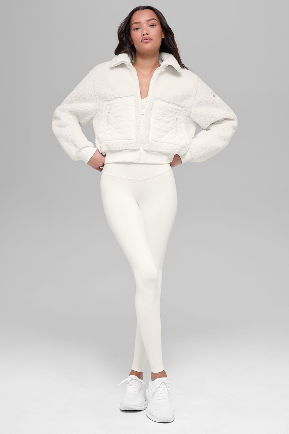 Sherpa Edge Bomber - Ivory - Image 4