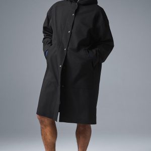 Rain Or Shine Long Coat - Black