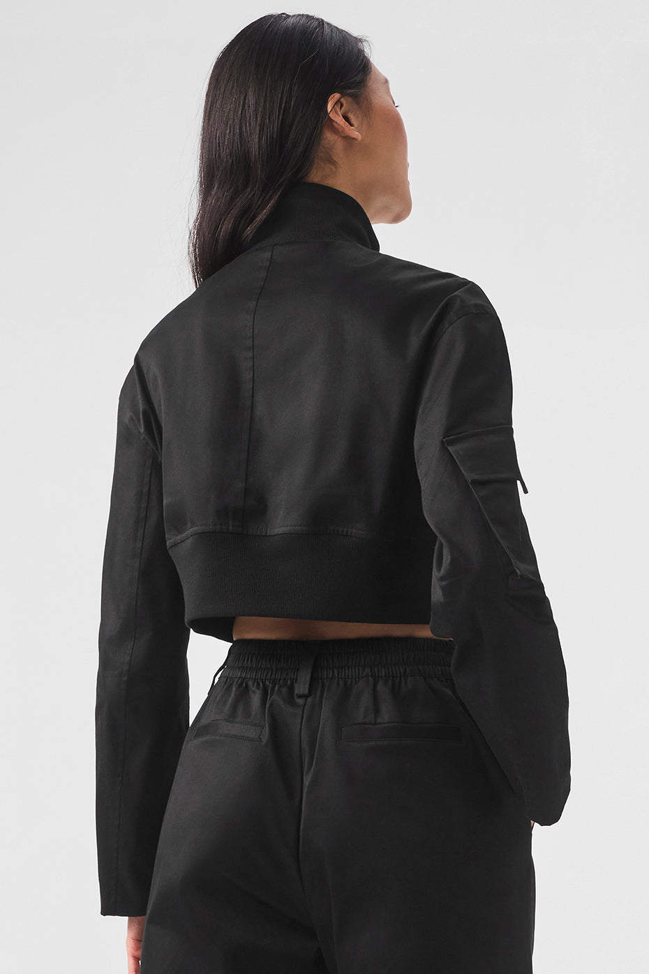 Night Out Cargo Jacket - Black - Image 2