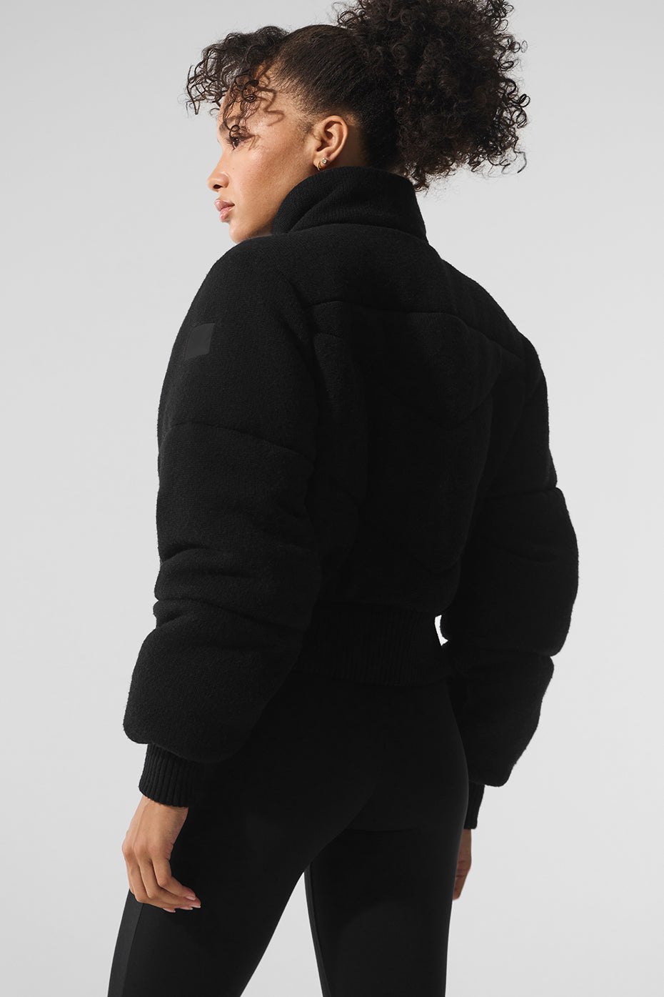 Darling Sweater Puffer - Black - Image 3