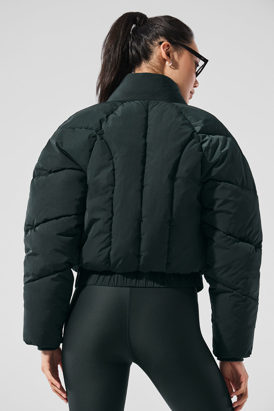 Stargazing Puffer - Charcoal Green - Image 4