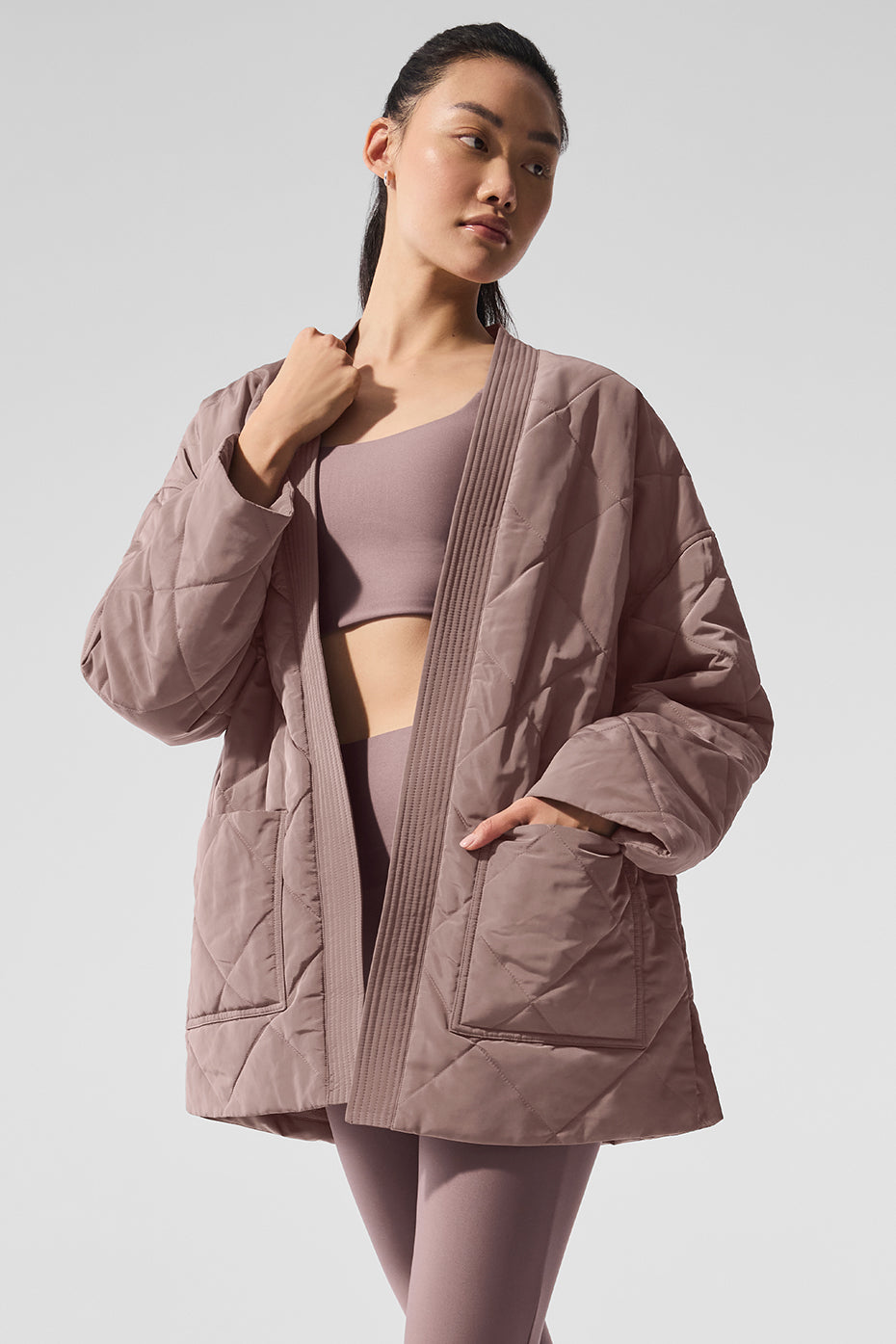 Urbanite Wrap Puffer - Mushroom - Image 6