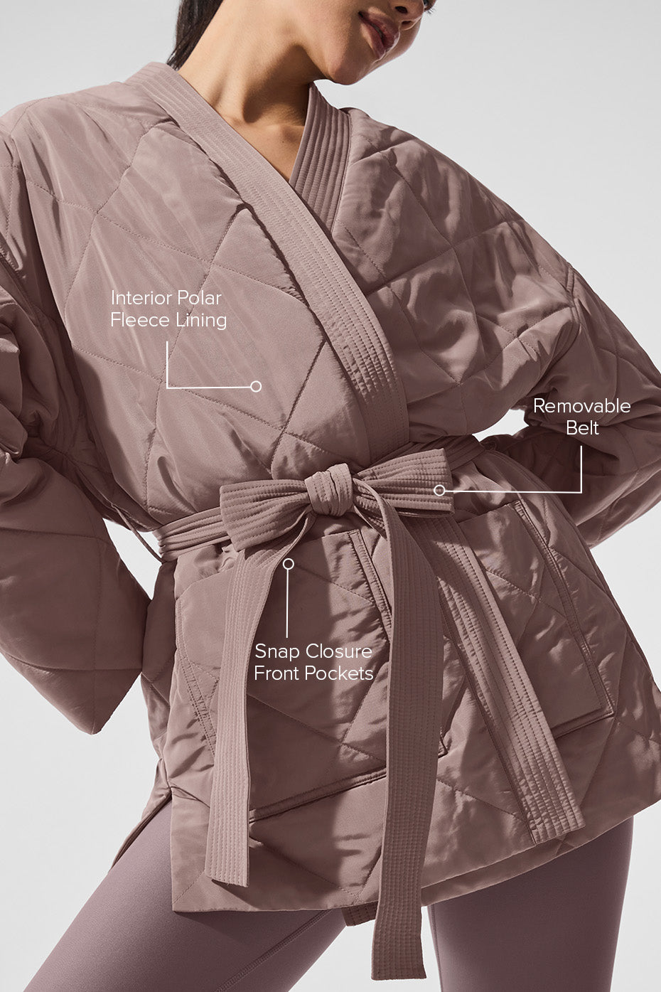 Urbanite Wrap Puffer - Mushroom - Image 2