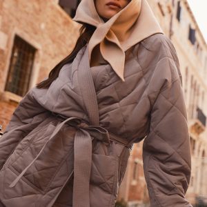 Urbanite Wrap Puffer - Mushroom