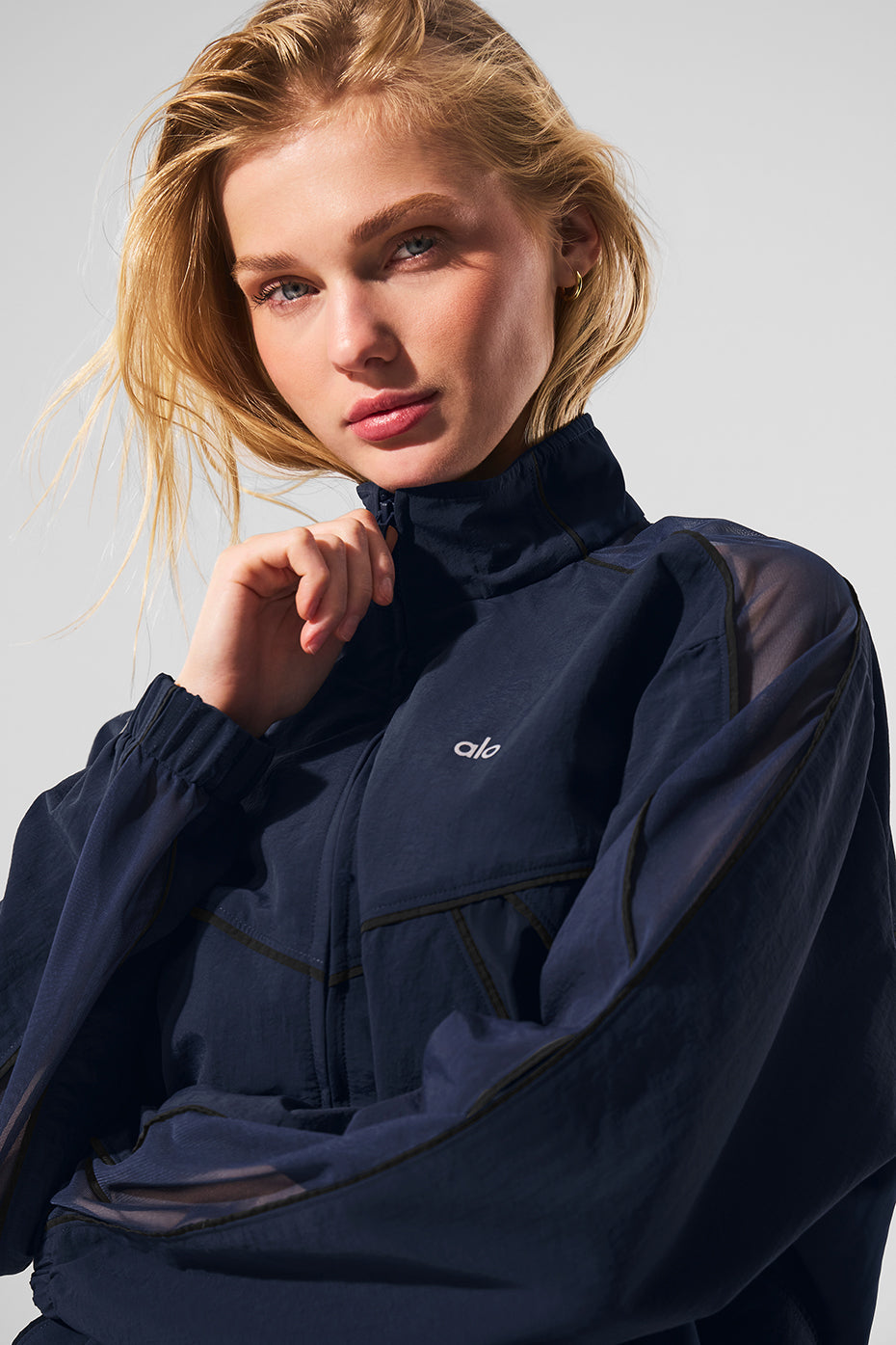 Origin Full-Zip Track Jacket - Navy/Black - Image 2