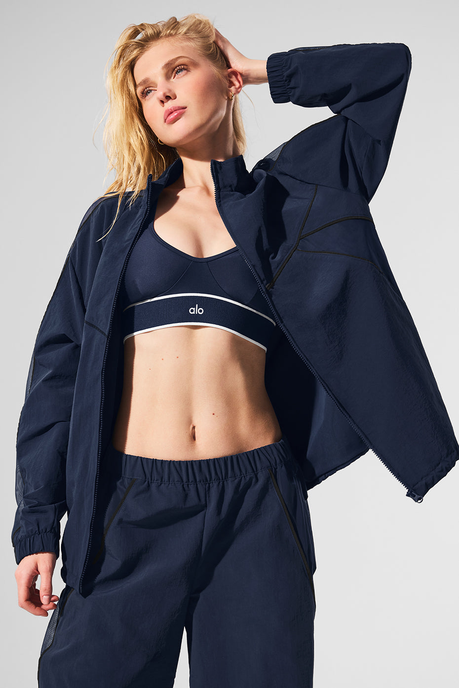 Origin Full-Zip Track Jacket - Navy/Black - Image 4