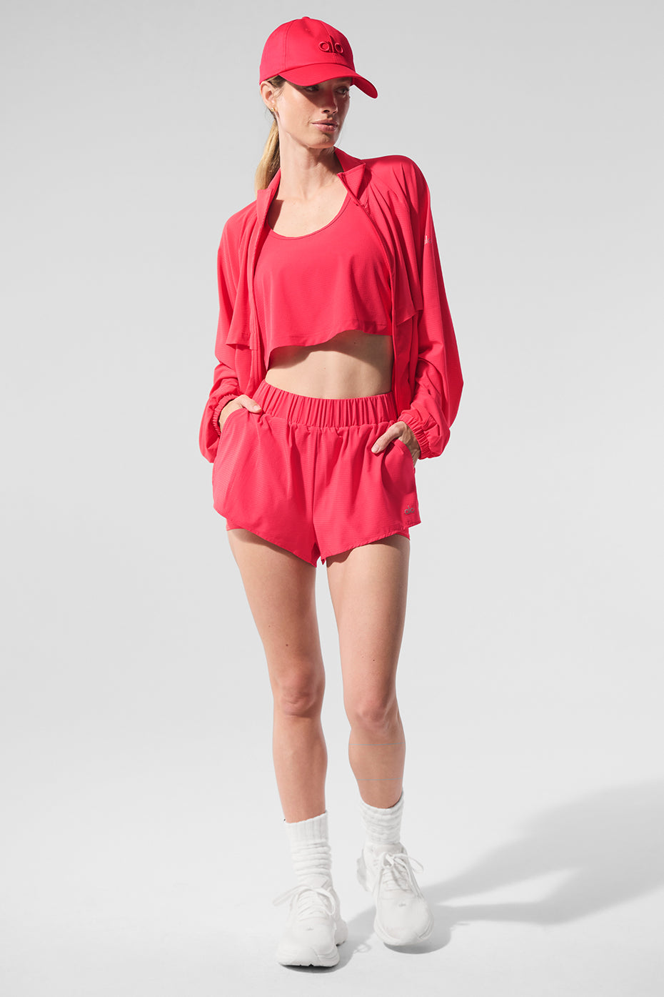 Sport Star Full Zip Jacket - Candy Red - Image 5