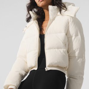 Foxy Puffer Jacket - Ivory