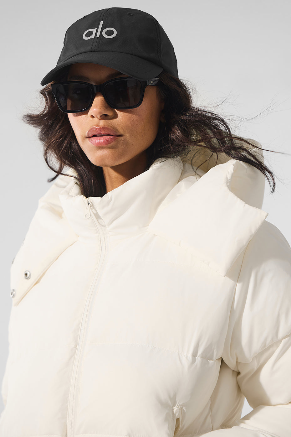 Foxy Puffer Jacket - Ivory - Image 4