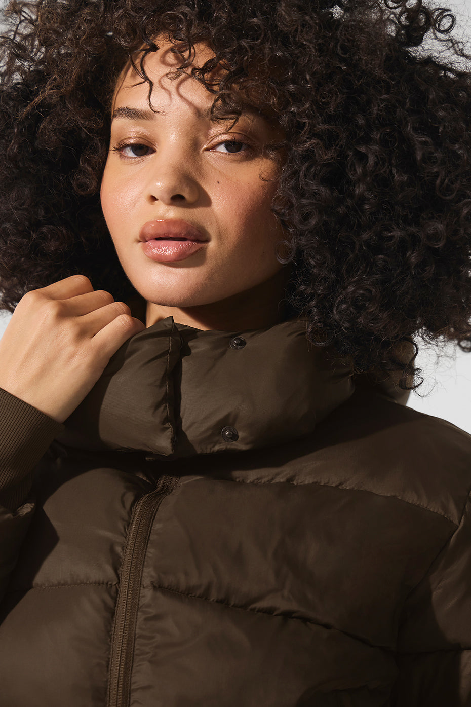 Foxy Puffer Jacket - Espresso - Image 5