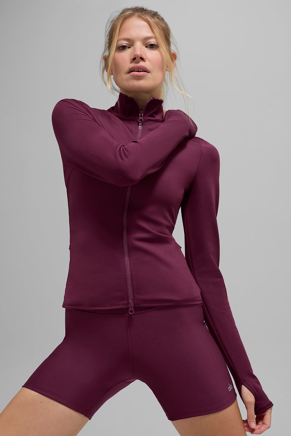 Airlift Winter Warm Radiant Full-Zip Jacket - Burgundy - Image 3