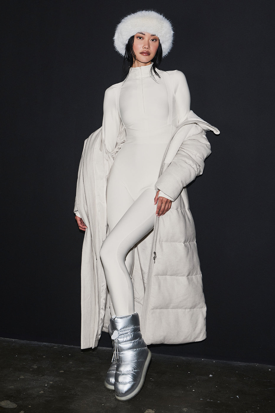 Snowfall Puffer Coat - White Oak - Image 4
