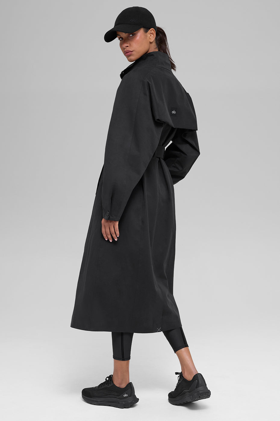 Journey Trench Coat - Black - Image 5