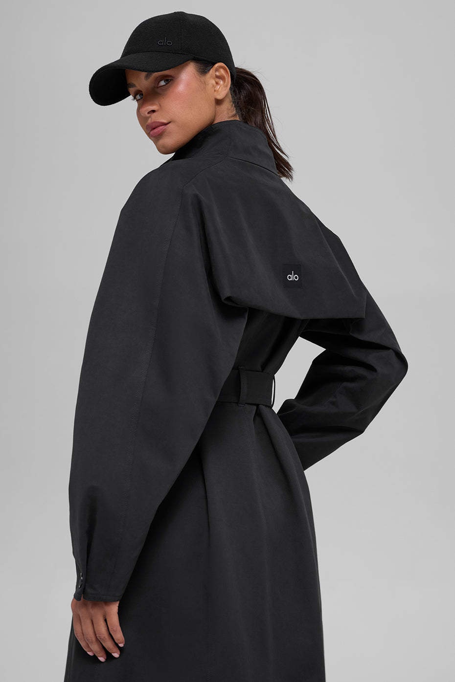 Journey Trench Coat - Black - Image 3