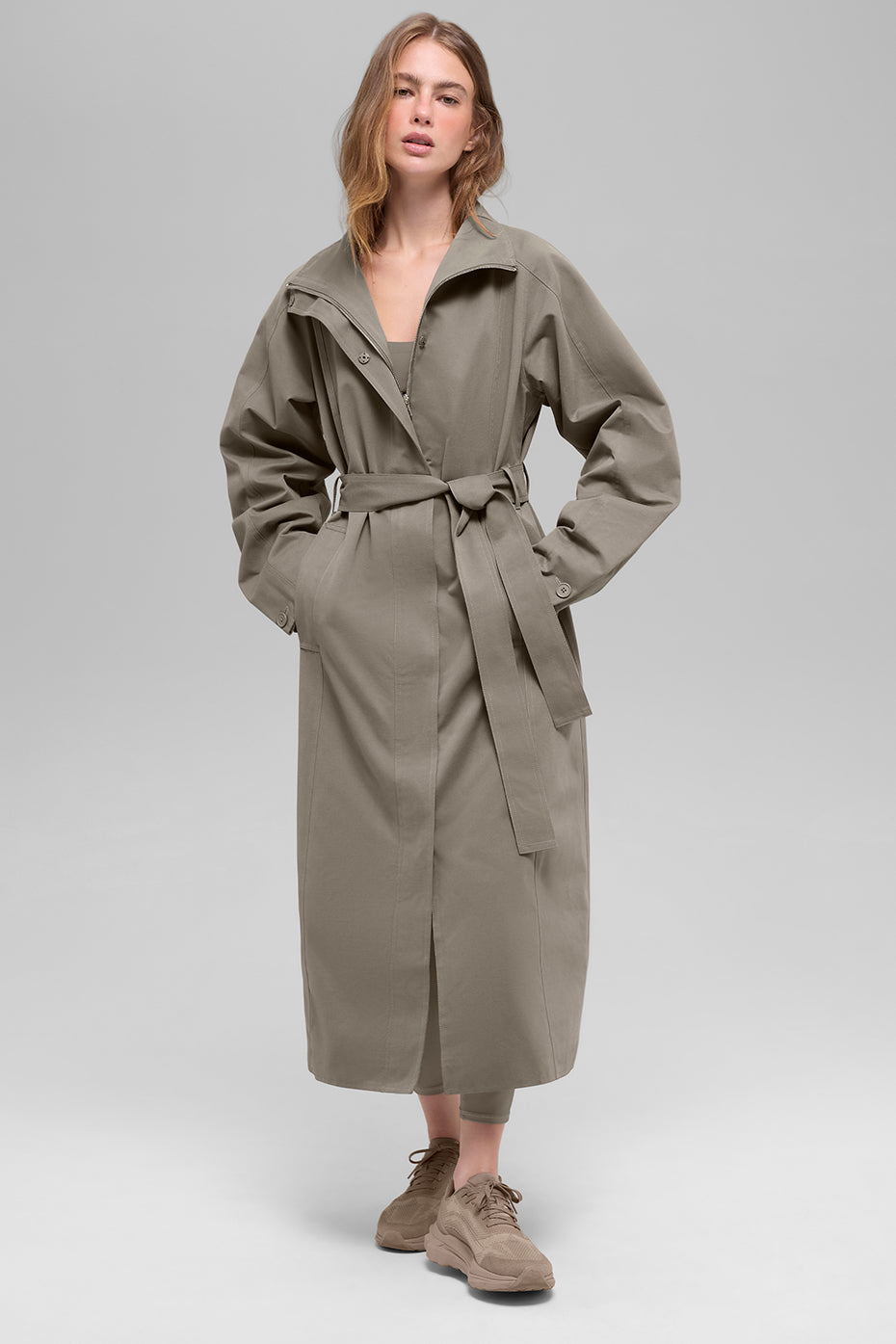 Journey Trench Coat - Light Cocoa - Image 2
