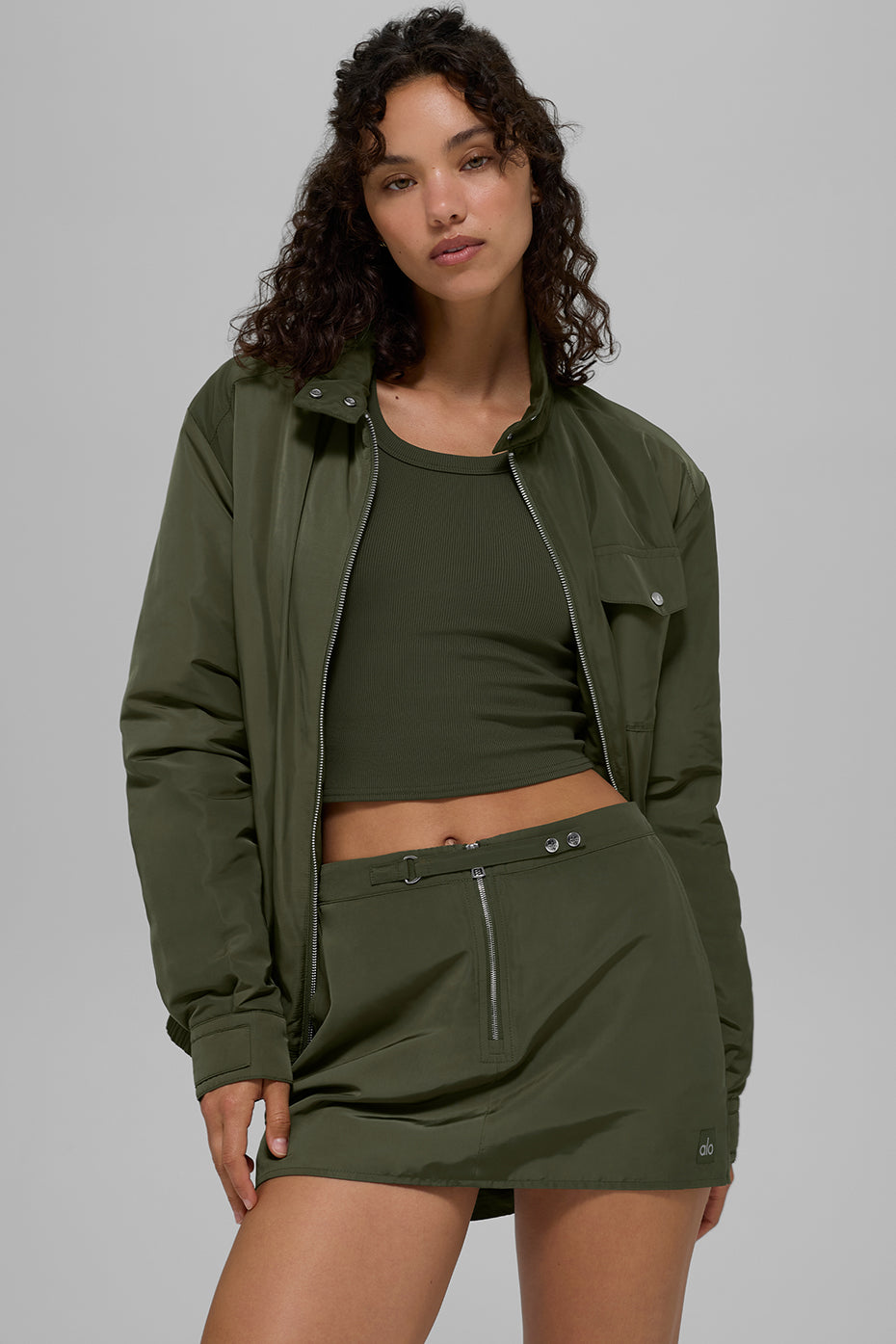 Work It Bomber - Green Olive - Image 4