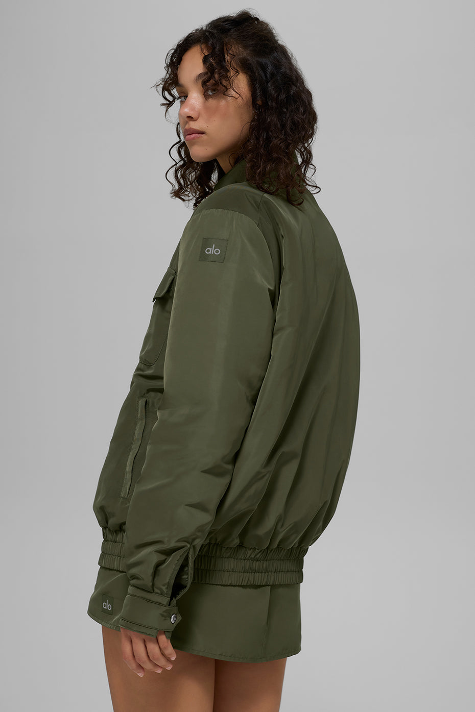 Work It Bomber - Green Olive - Image 3