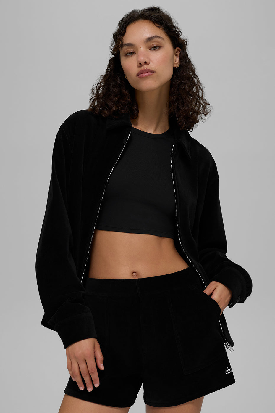 Micro Corduroy On Duty Jacket - Black - Image 5