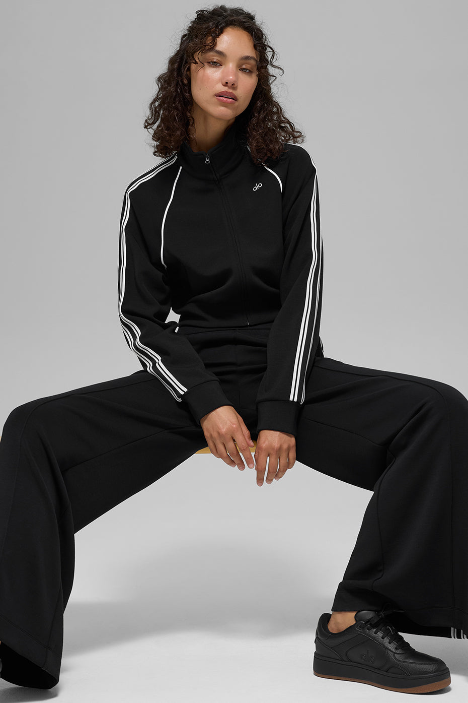 Track Star Full Zip Jacket - Black - Image 6