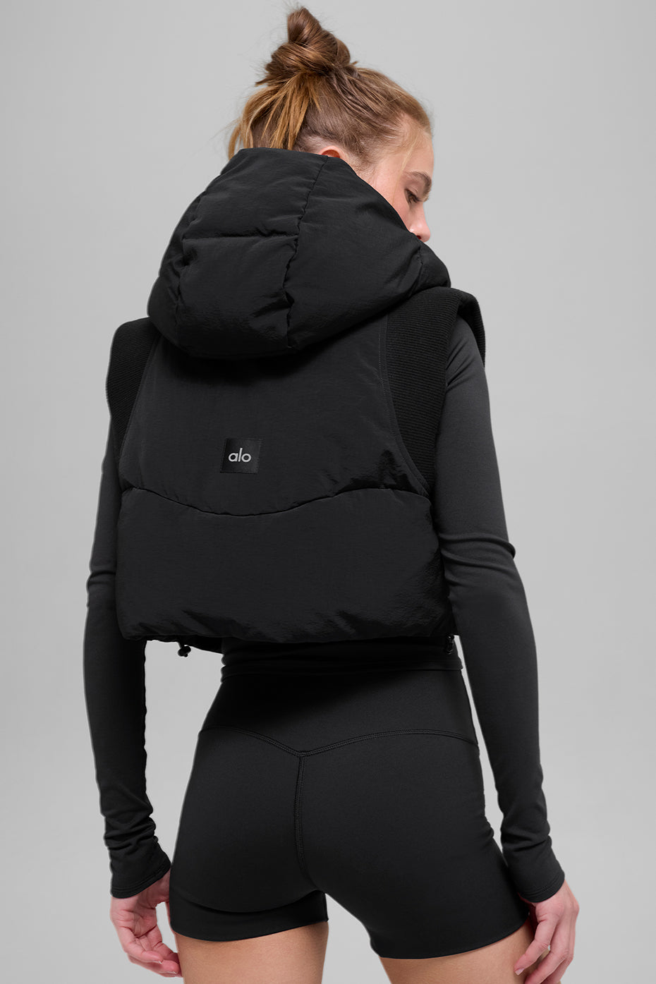 Fast Lane Puffer Vest - Black - Image 3