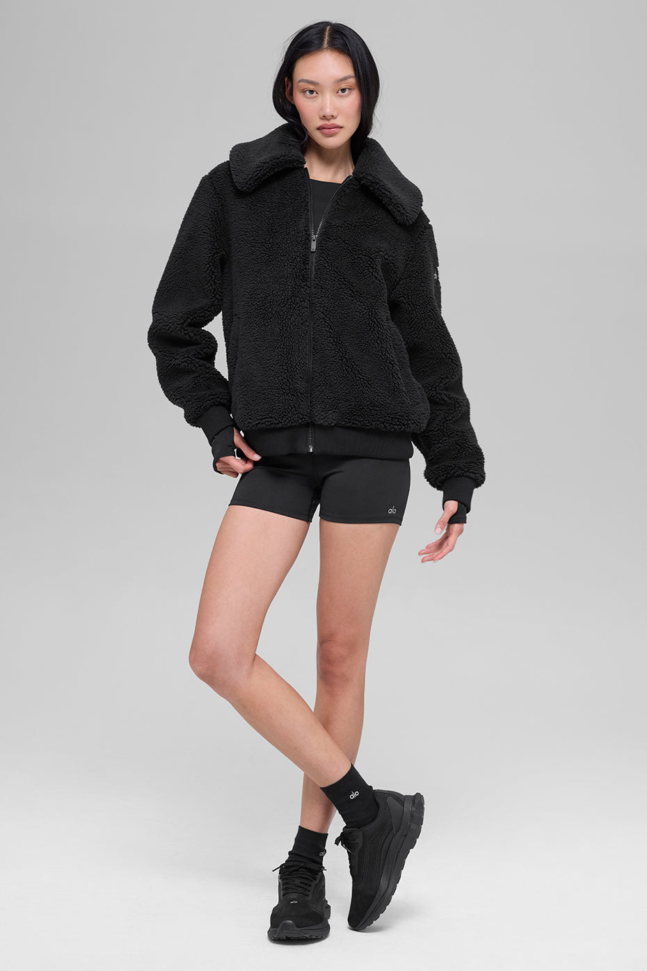 Sherpa Downtown Jacket - Black - Image 4