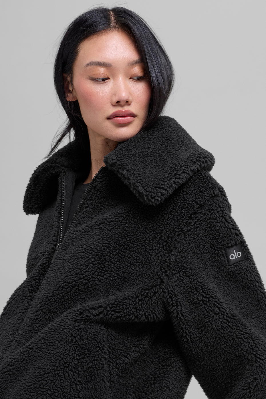 Sherpa Downtown Jacket - Black - Image 3