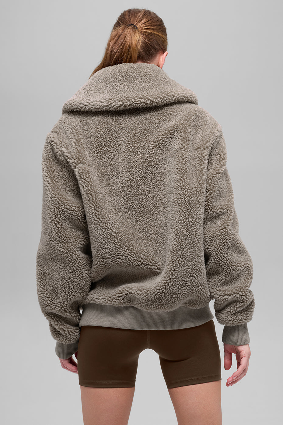 Sherpa Downtown Jacket - Light Cocoa - Image 3