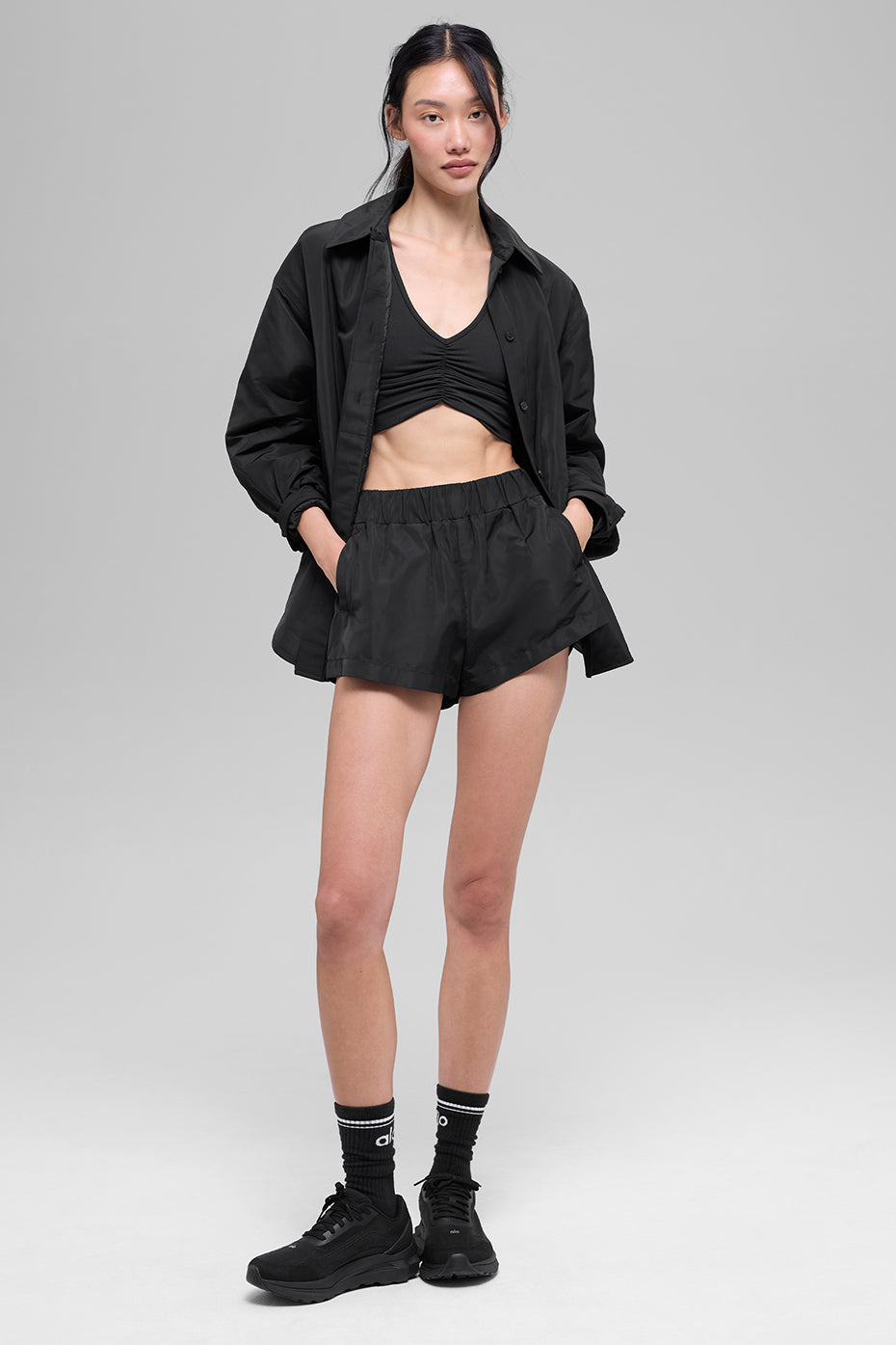 Socialite Shacket - Black - Image 5