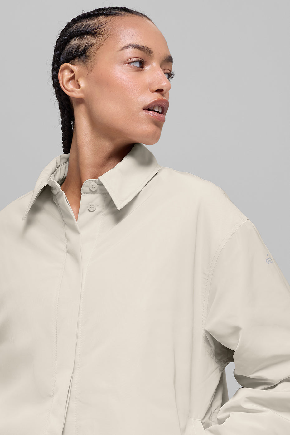 Socialite Shacket - Bone - Image 3