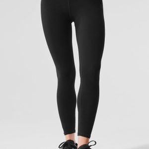 Alosoft High-Waist 7/8 Highlight Legging - Black