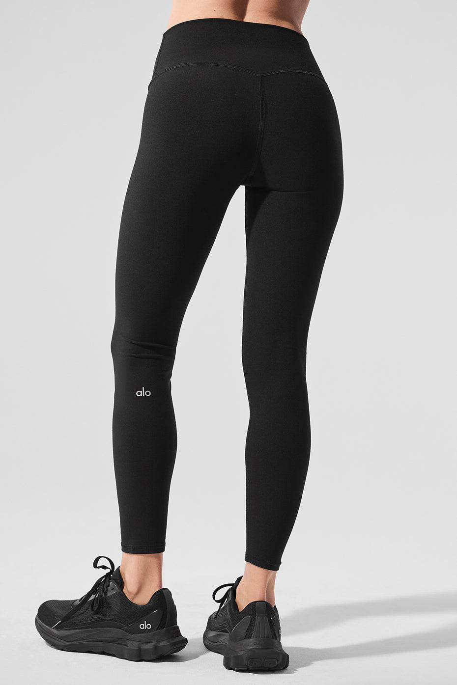 Alosoft High-Waist 7/8 Highlight Legging - Black - Image 2