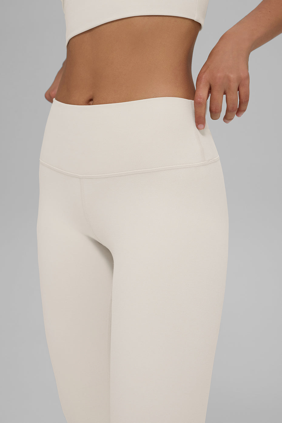 Alosoft High-Waist 7/8 Highlight Legging - Bone - Image 4