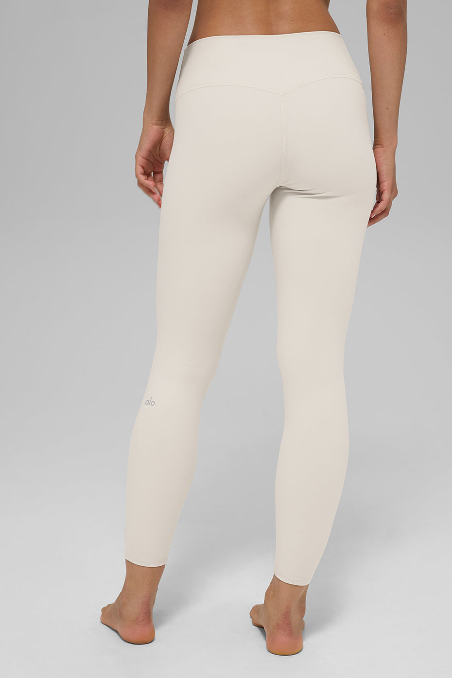 Alosoft High-Waist 7/8 Highlight Legging - Bone - Image 3
