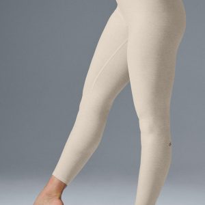 Alosoft High-Waist 7/8 Highlight Legging - Oatmeal Heather