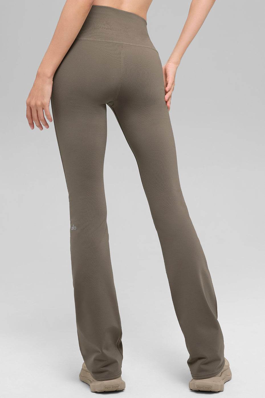 Airbrush High-Waist Bootcut Legging - Light Cocoa - Image 3