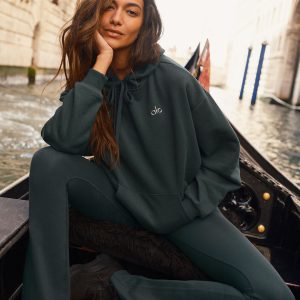 Airbrush High-Waist 7/8 Bootcut Legging - Charcoal Green