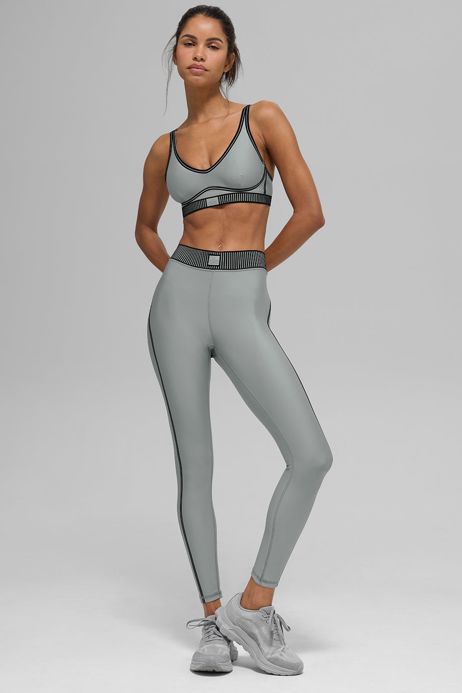 Airlift High-Waist 7/8 Line Up Legging - Lunar Grey - Image 5