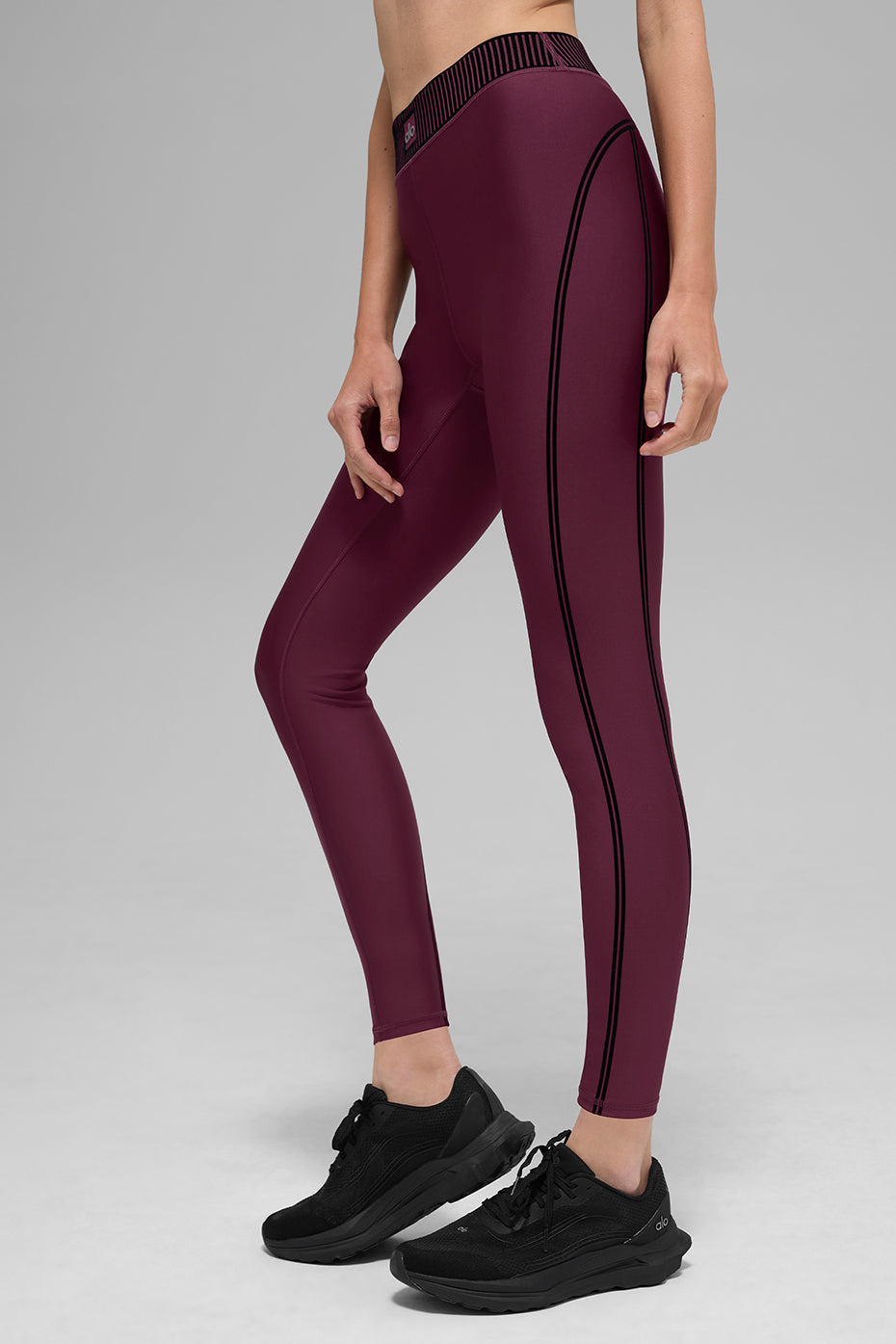 Airlift High-Waist 7/8 Line Up Legging - Burgundy - Image 4