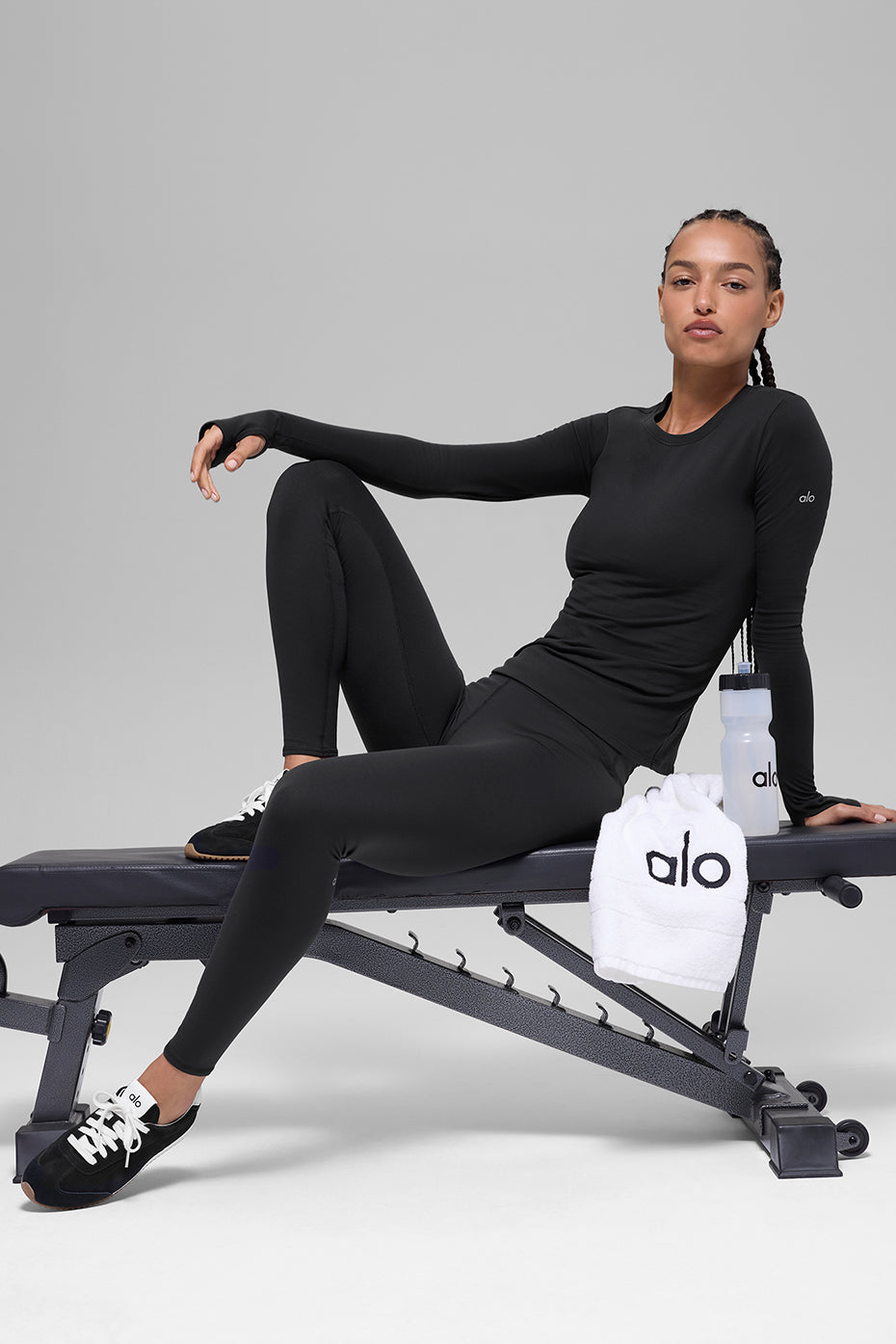 Airbrush Winter Warm High-Waist Nocturne Legging - Black - Image 6