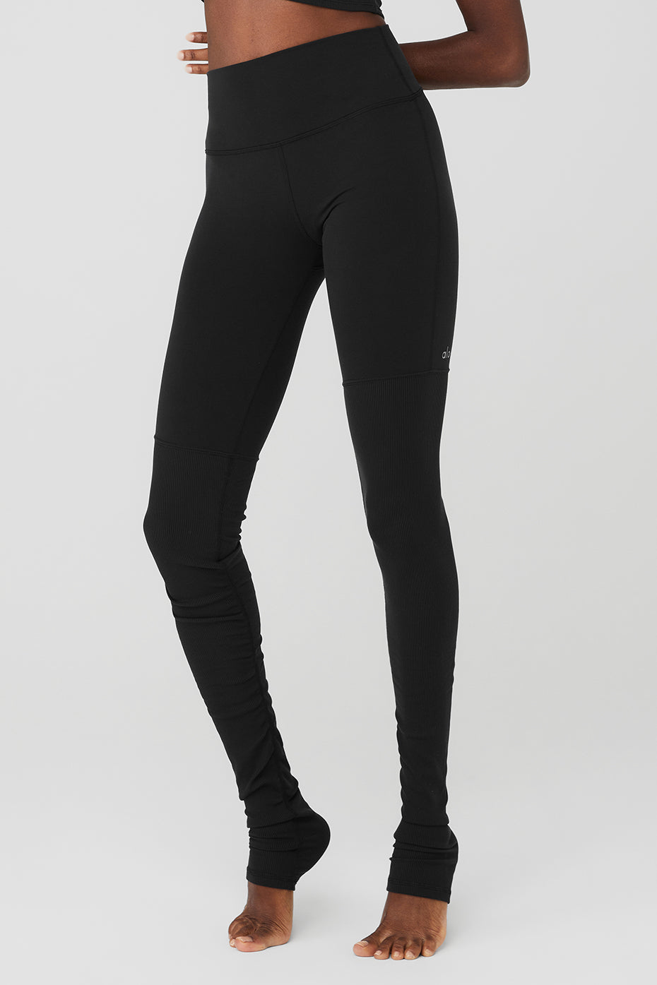 Airbrush High-Waist Highlight Goddess Legging - Black - Image 3