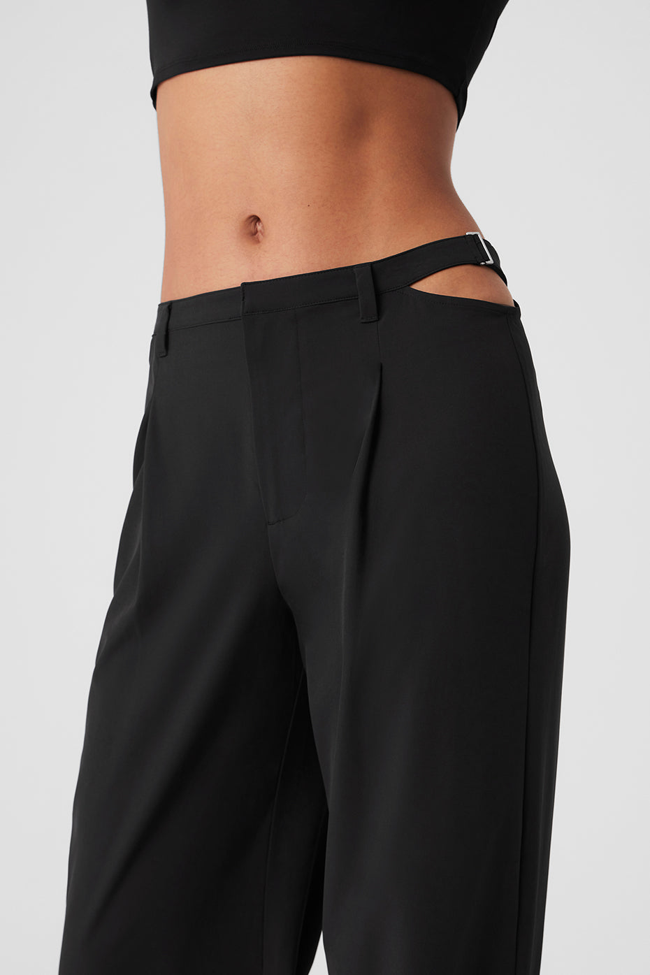Mid-Rise Showdown Trouser - Black - Image 5