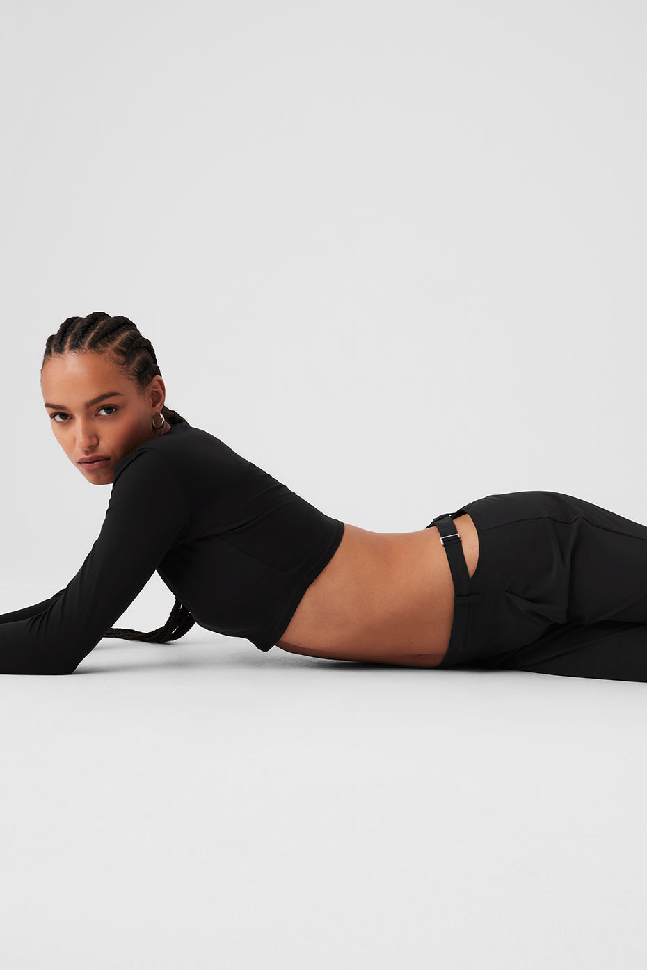 Mid-Rise Showdown Trouser - Black - Image 6