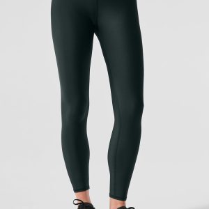 7/8 High-Waist Airlift Legging - Charcoal Green