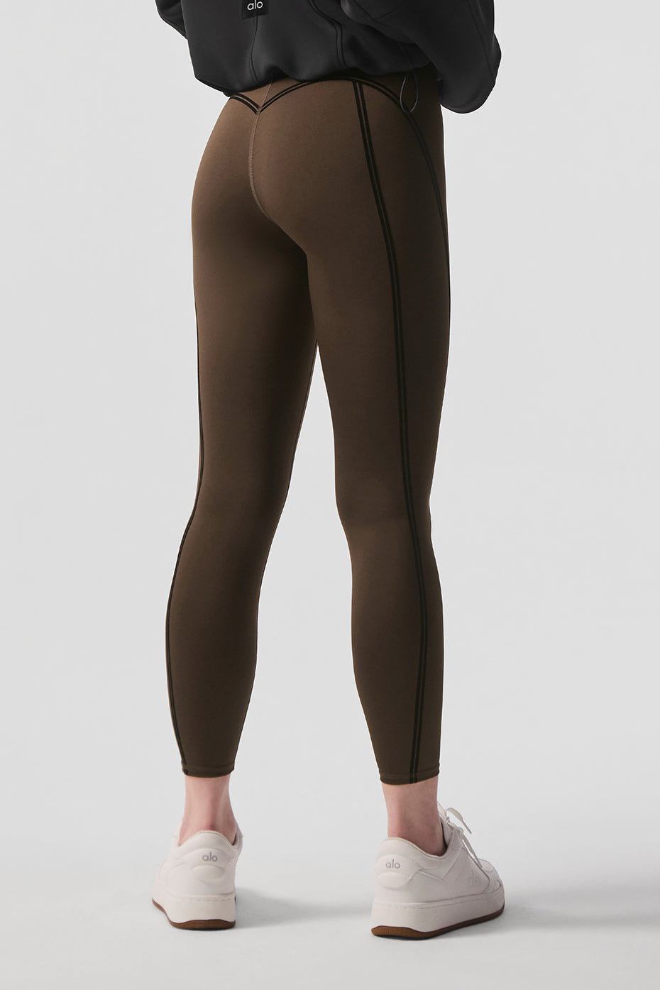 Airlift High-Waist 7/8 Line Up Legging - Espresso - Image 3