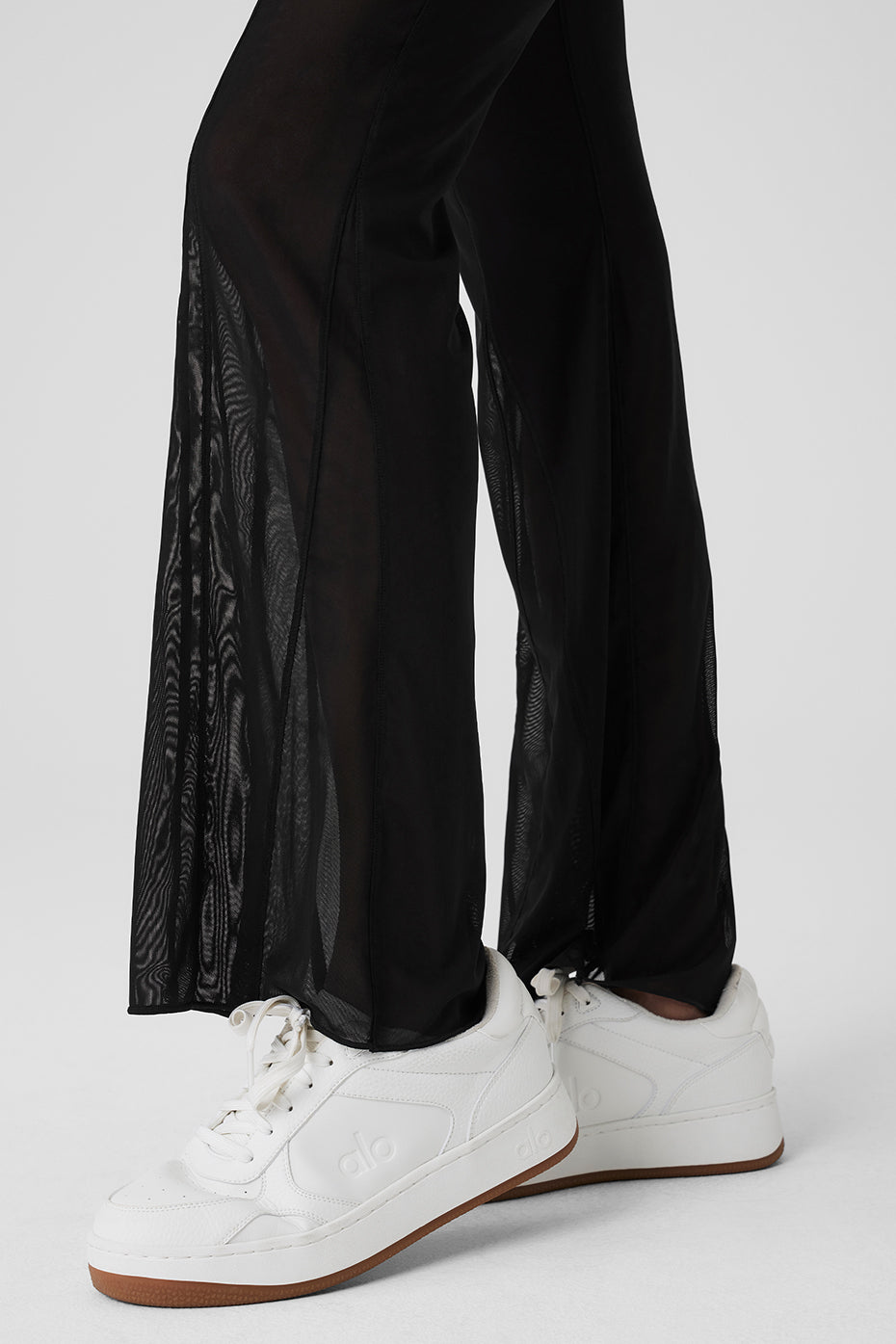 Mesh High-Waist Flicker Pant - Black - Image 4